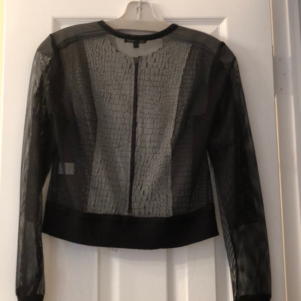 Unique Leather & Mesh Jacket - Picture 2 of 5